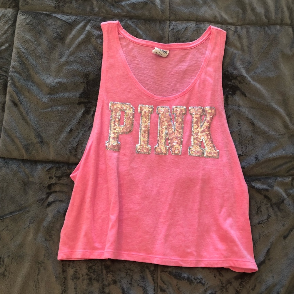 Victoria’s Secret PINK sequin tank top